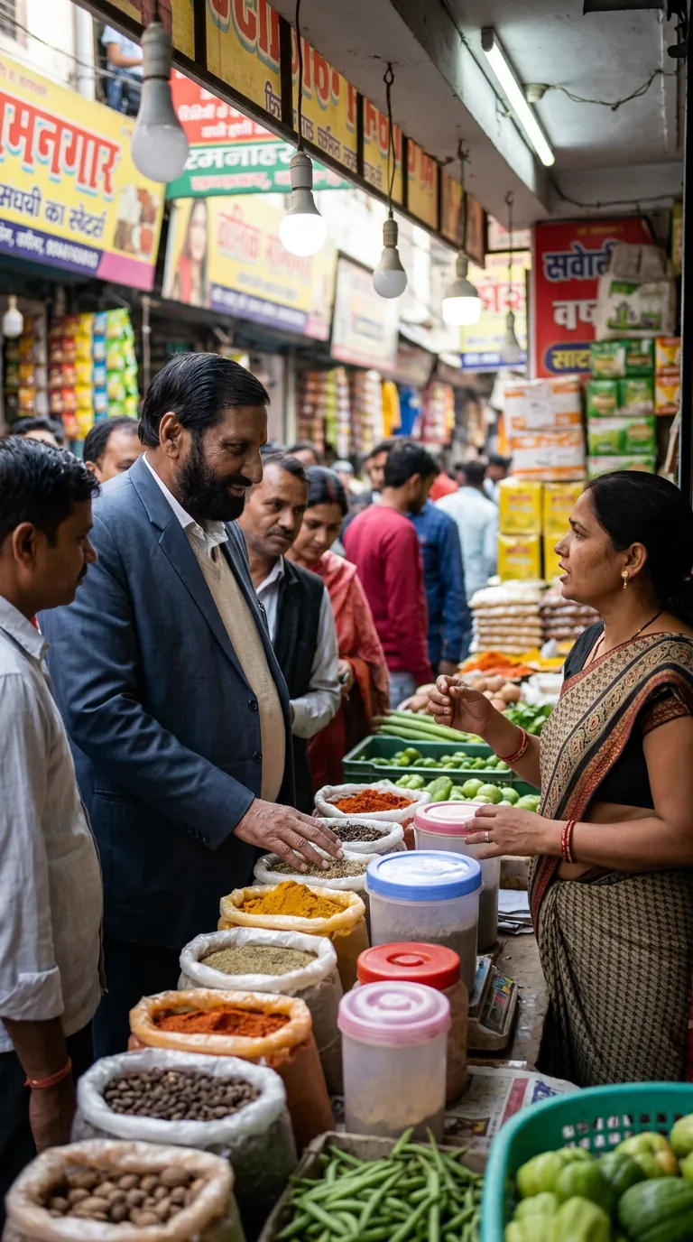व्यापारी वर्ग की राय